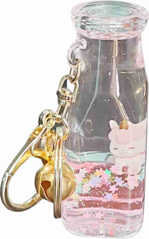 Buy VASUSS fancy stylish Glass Bottle filled with liquid and toy inside  Keychain Keyring for girls and women for Office, Home, Bike, Car keys.  Ideal for Gift Online at Best Prices in