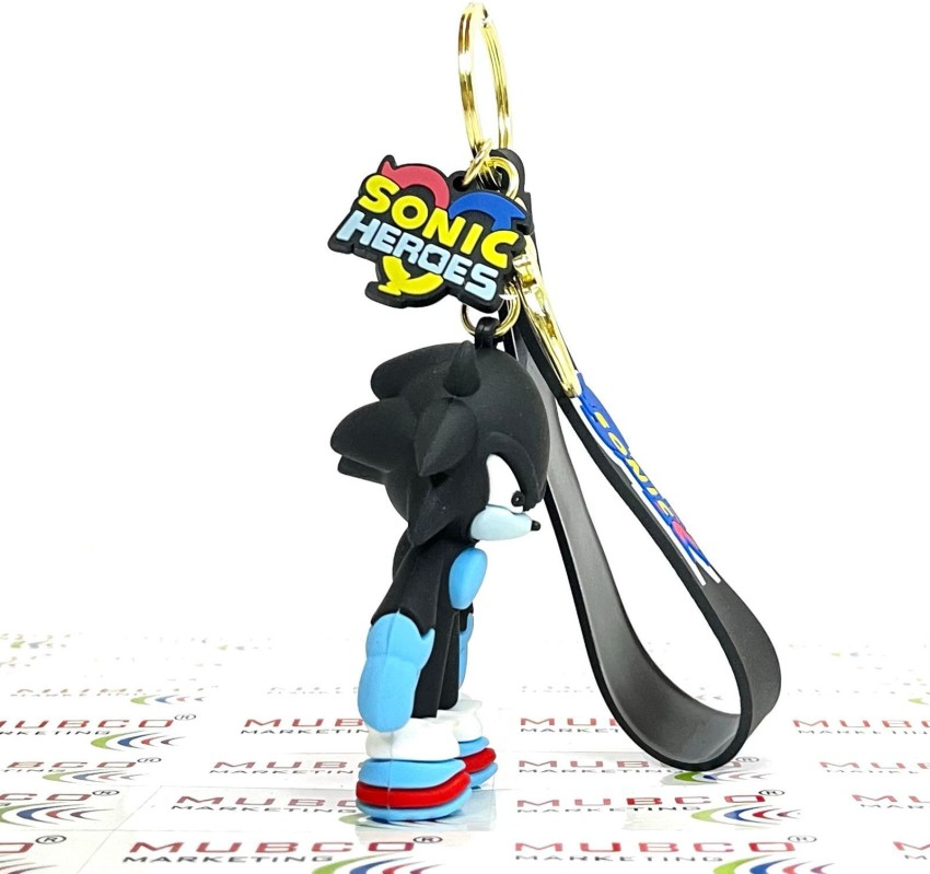 Mubco Sonic the Werehog 3D Keychain, Strap Charm & Hook