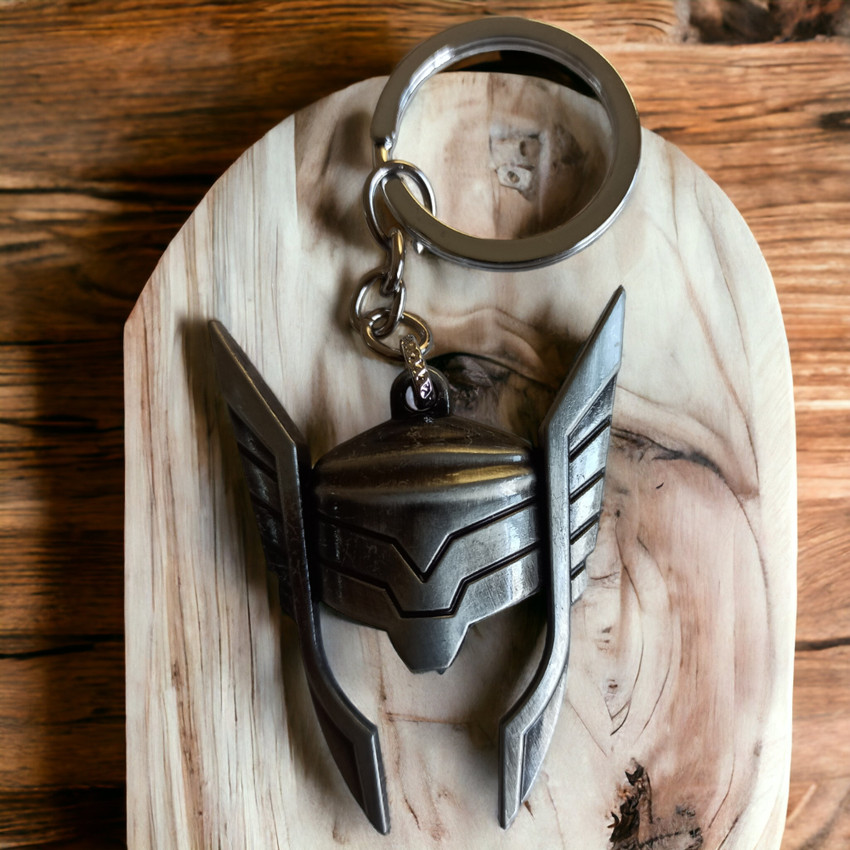Zobby Thor Helmet Metal Keychain Premium Marvel Avengers Key