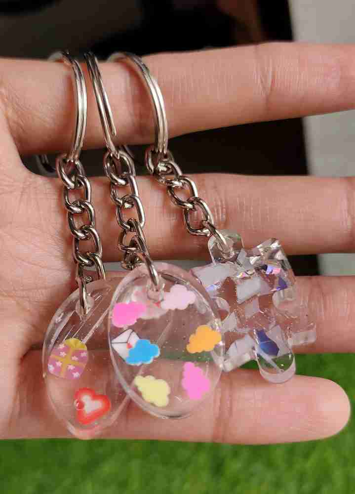 sreearts resin keychain set of 3 Key Chain Price in India - Buy sreearts  resin keychain set of 3 Key Chain online at