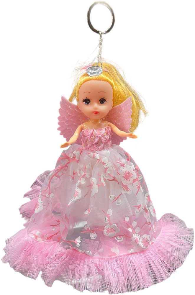 Barbie doll keyring top