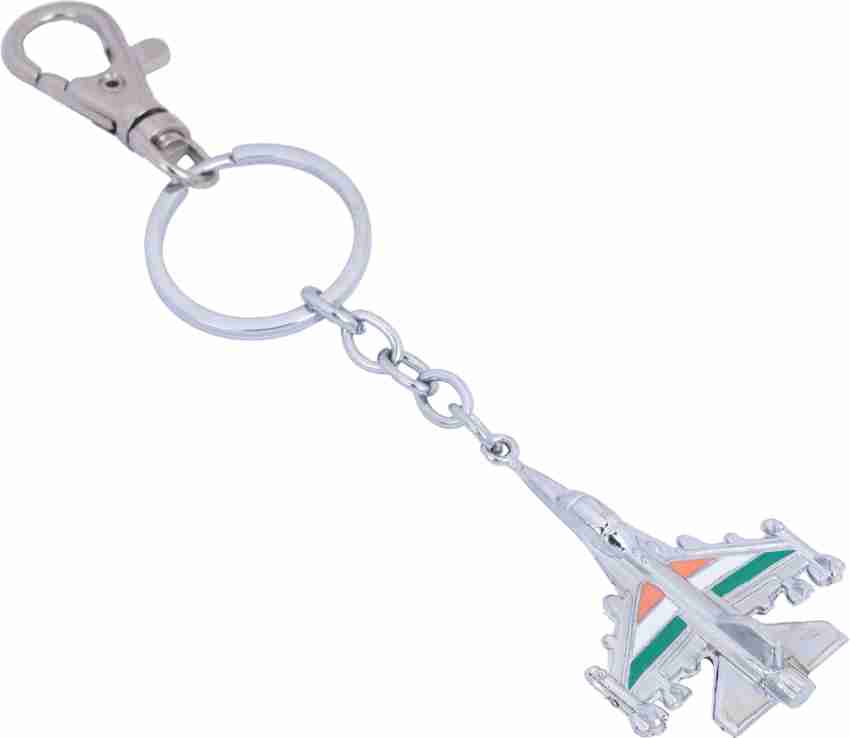 JELECTRICALS Fighter Jet Plane Metal Key Chain For Military Air