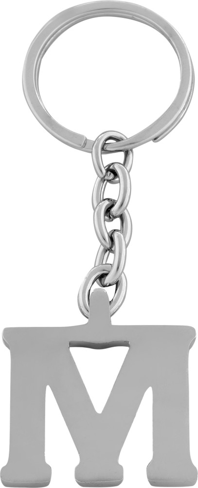 M name keychain outlet