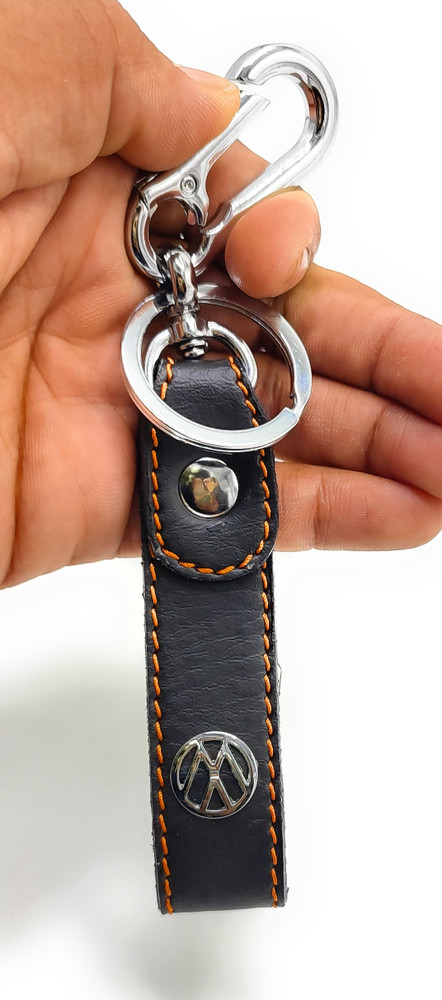 Vw leather sale keychain