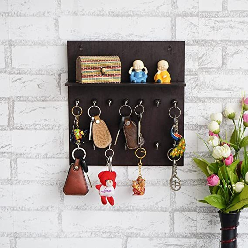 DecorHouse Premium Wooden Key Chain Wall Hanging Board For Home Office Decoration Wood Key Holder Price in India Buy DecorHouse Premium Wooden Key Chain Wall Hanging Board For Home Office Decoration W...