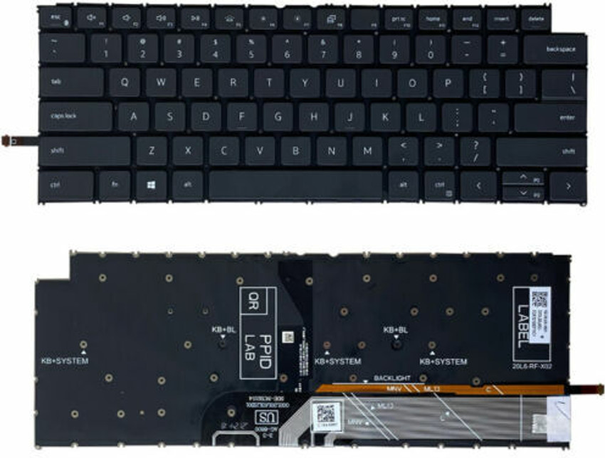 Keyboard light clearance up keys dell