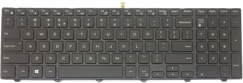 WEFLY for Dell Inspiron 15 3000 3551 3558 5542 5545 5547 Black