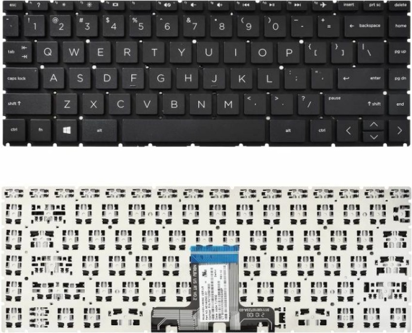 TechSonic HP Pavilion X360 14-CD Silver Laptop Keyboard Laptop