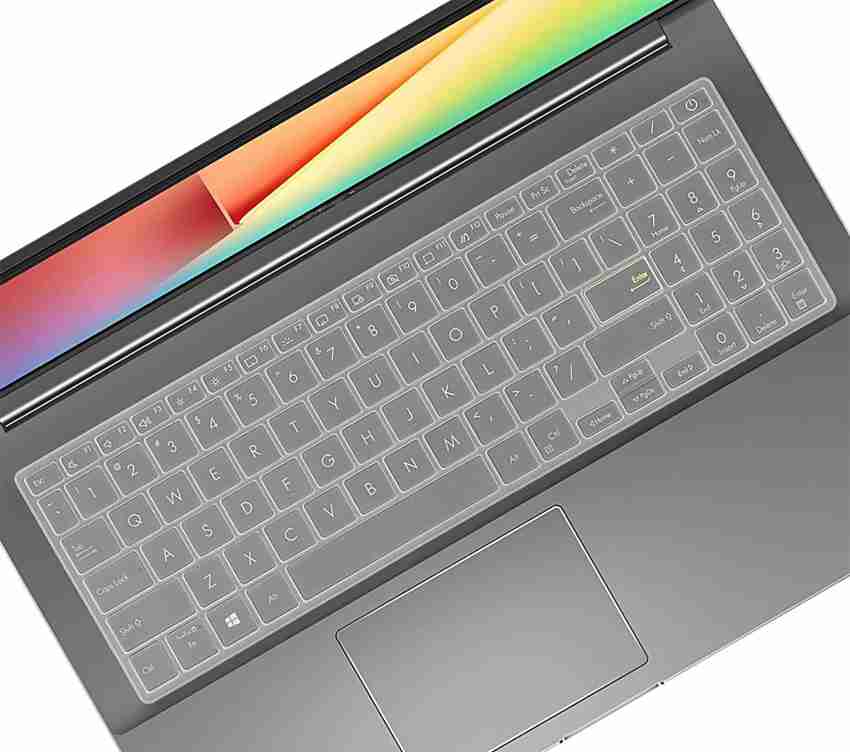 Saco Silicone Skin Keyboard Cover Compatible for ASUS VivoBook 15