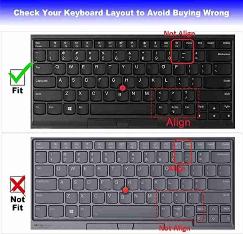 Sommetider evaluerbare Express Saco Silicone Skin Keyboard Cover for Lenovo ThinkPad E485 and E490 14  inches Thin and Light Laptop Keyboard Skin Price in India - Buy Saco  Silicone Skin Keyboard Cover for Lenovo ThinkPad