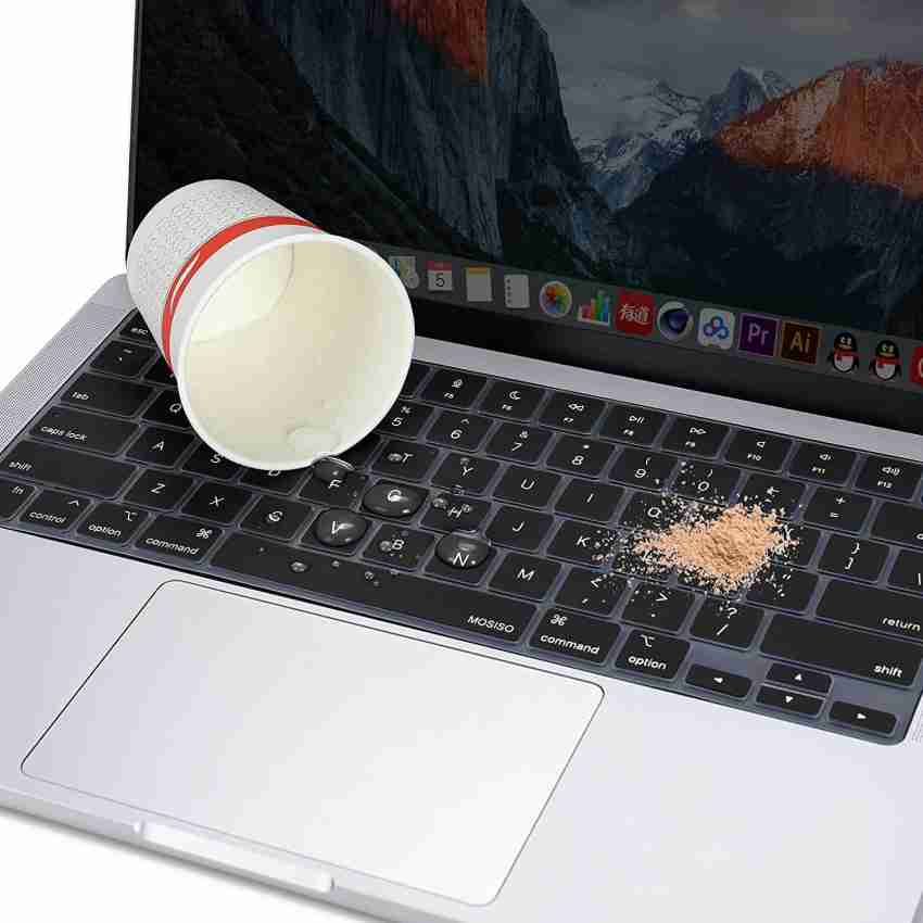 Housse de clavier en Siliconen pour MacBook Air 2022 13,6 M2 A2681 Chip  2021 MacBook