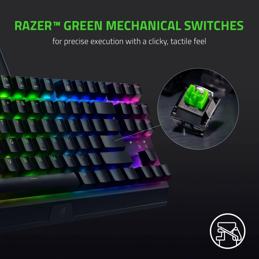 Razer BlackWidow V3 Tenkeyless Wired USB Gaming Keyboard - Razer