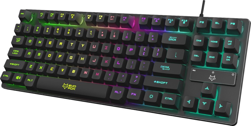 Best Budget Gaming Keyboard by RPM Euro Games - Wired 7 Color LED  Illuminated & Spill Proof Keys 