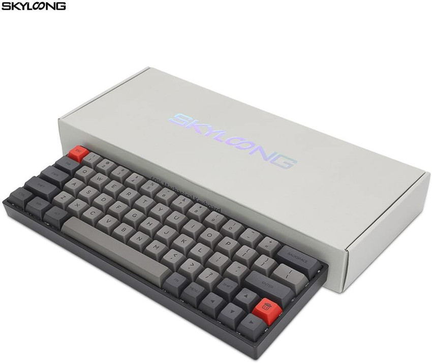 SKYLOONG SK64 PBT RGB Gateron Optical Red Switches Wired USB