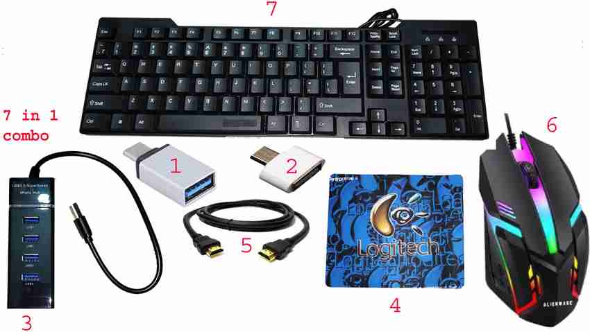 Kit mouse y teclado gamer logitech cheap