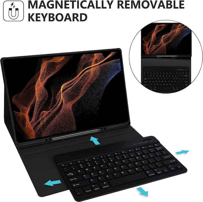 Galaxy Tab S8 Ultra　海外版　キーボード付 Amazon.co.jp: Galaxy Tab S8 Ultra Book Cover Keyboard US