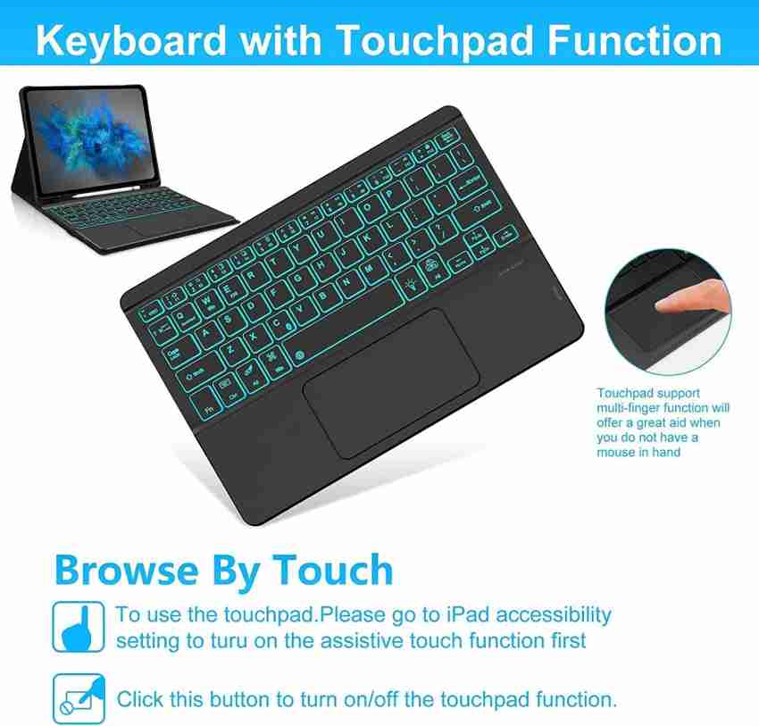  typecase Touch for iPad 9th Generation Keyboard Case