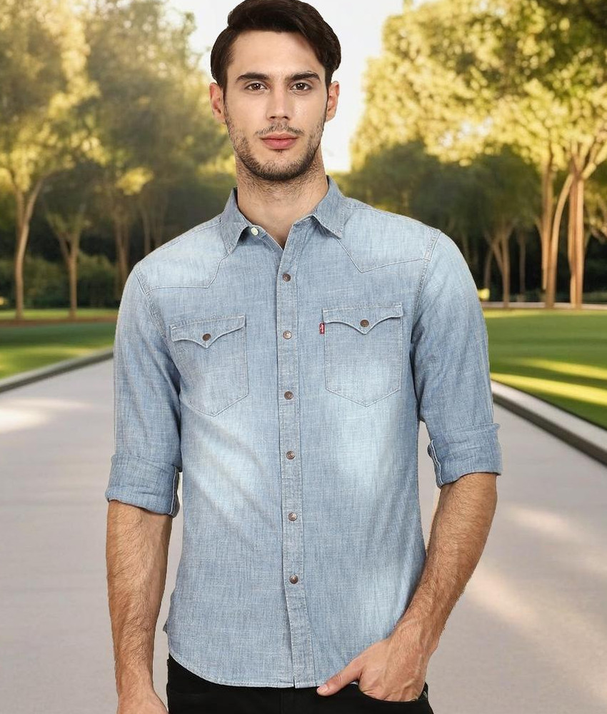 Levis denim online shirt flipkart