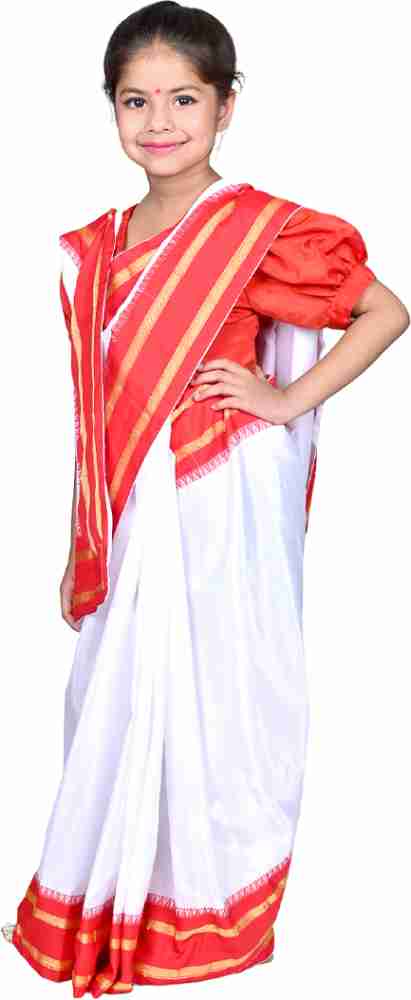 Bengali saree for fancy hot sale dress