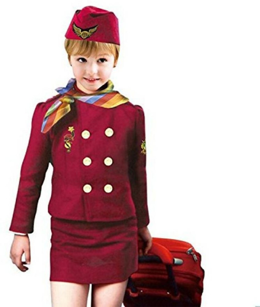 AIS Airhostess Costume For Fancy Dress Compitition Kids Costume Wear Price  in India - Buy AIS Airhostess Costume For Fancy Dress Compitition Kids  Costume Wear online at Flipkart.com