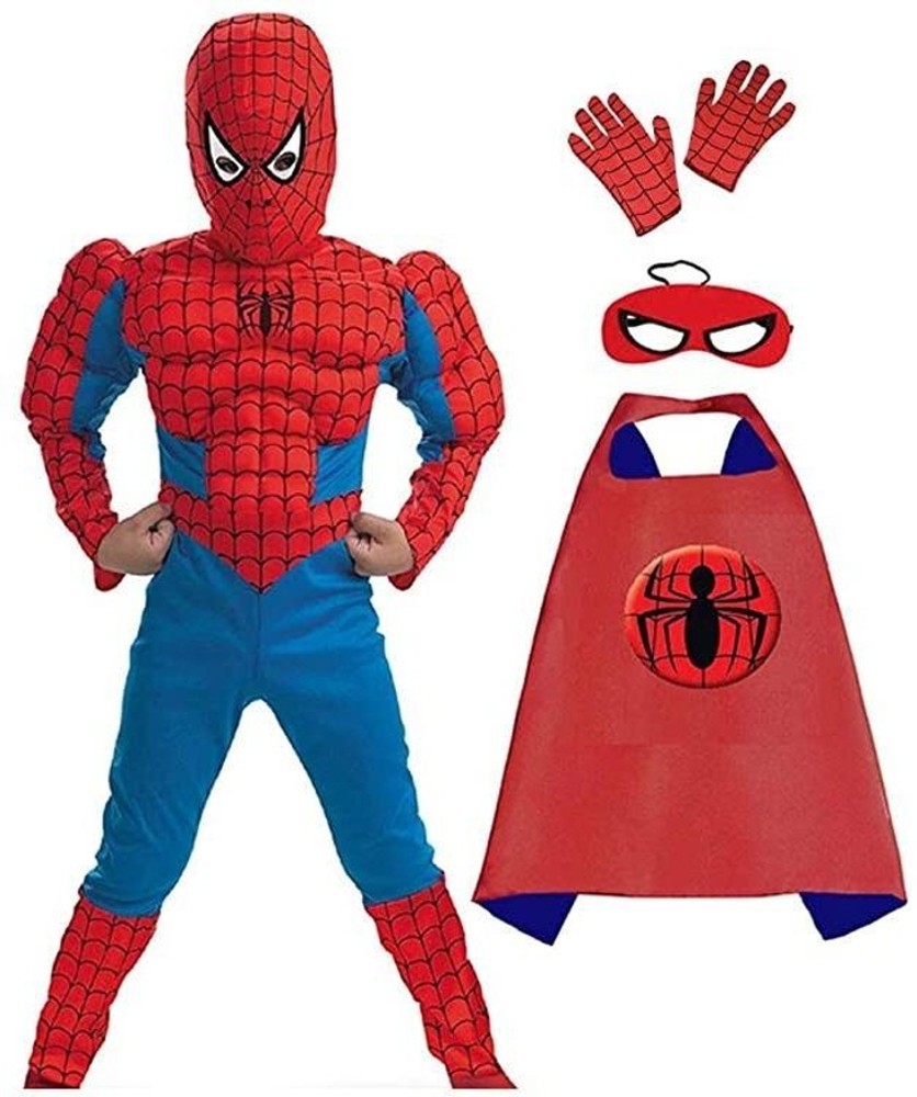 Spiderman cheap dress flipkart