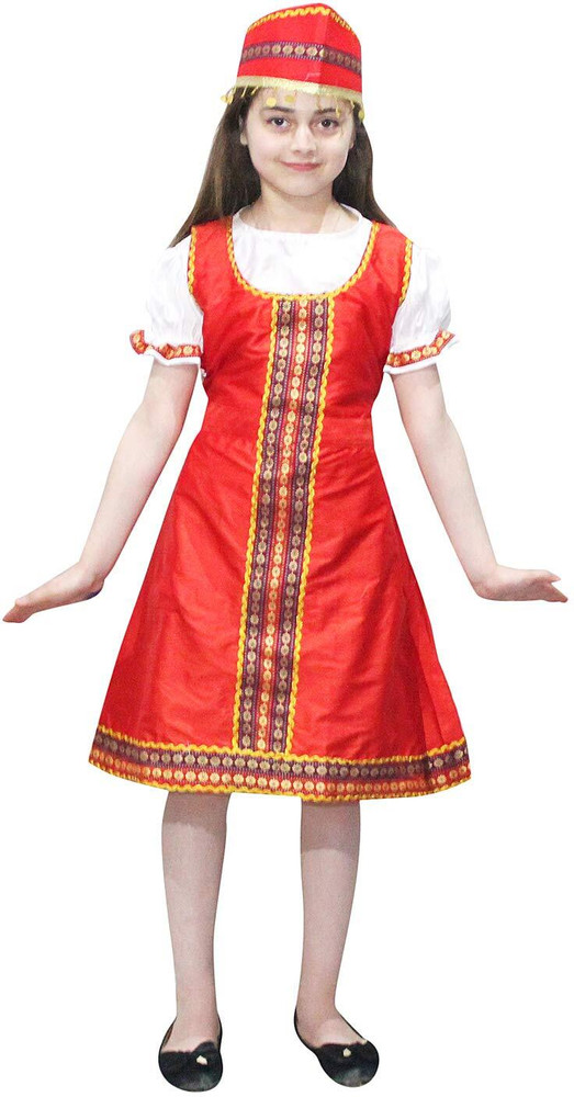 KAKU FANCY DRESSES Russian Costume For Girls International Ethnic Wear Dress For 7 8 Year Kids Costume Wear Price in India Buy KAKU FANCY DRESSES Russian Costume For Girls International Ethnic Wear