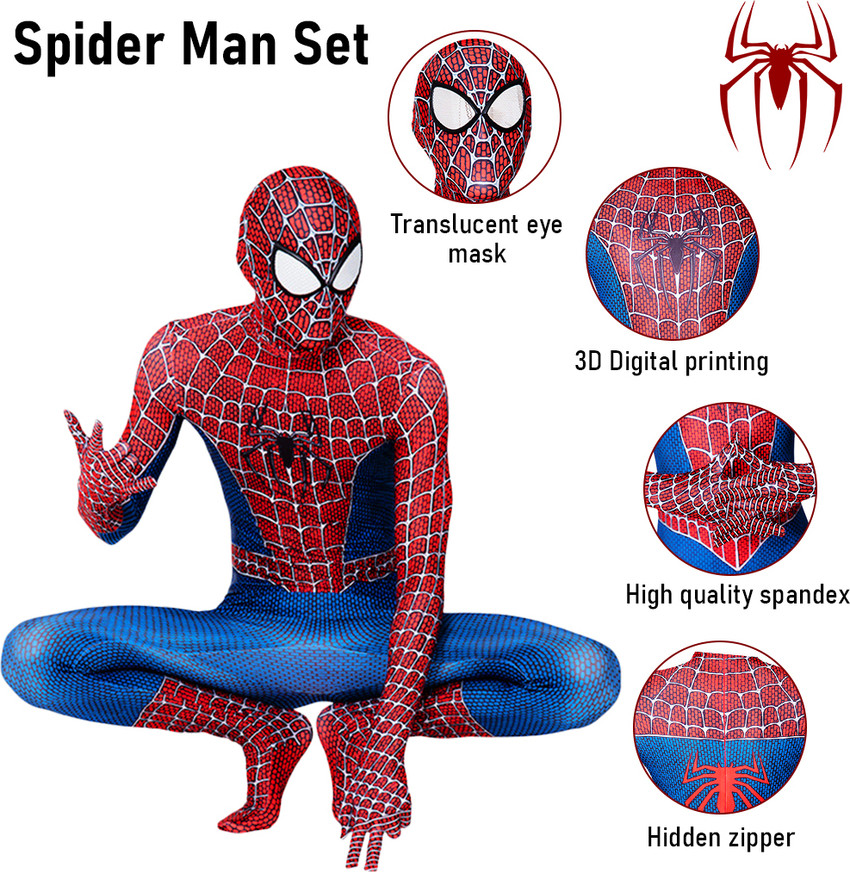 LQZ Spider Man Kids Costume Wear
