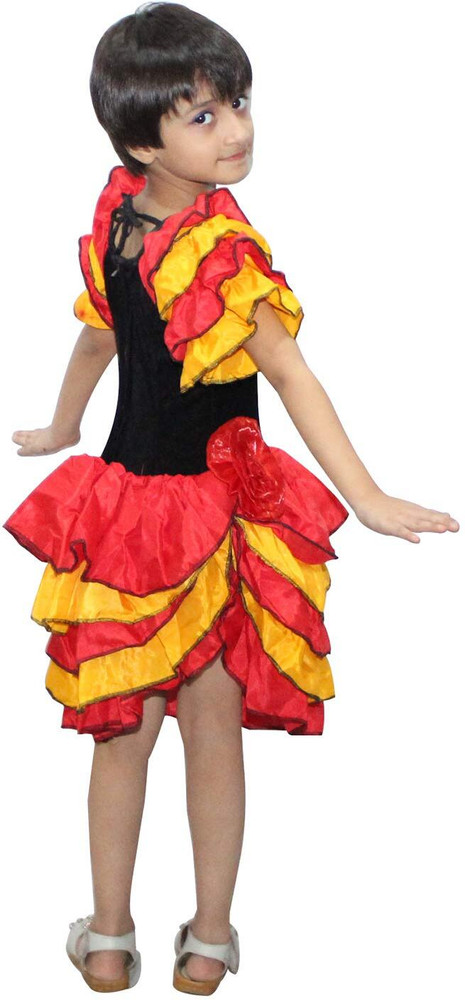 KAKU FANCY DRESSES Flamingo Dress For Girls Western Dance Costume Multicolour 5 6 Years Kids Costume Wear Price in India Buy KAKU FANCY DRESSES Flamingo Dress For Girls Western Dance Costume
