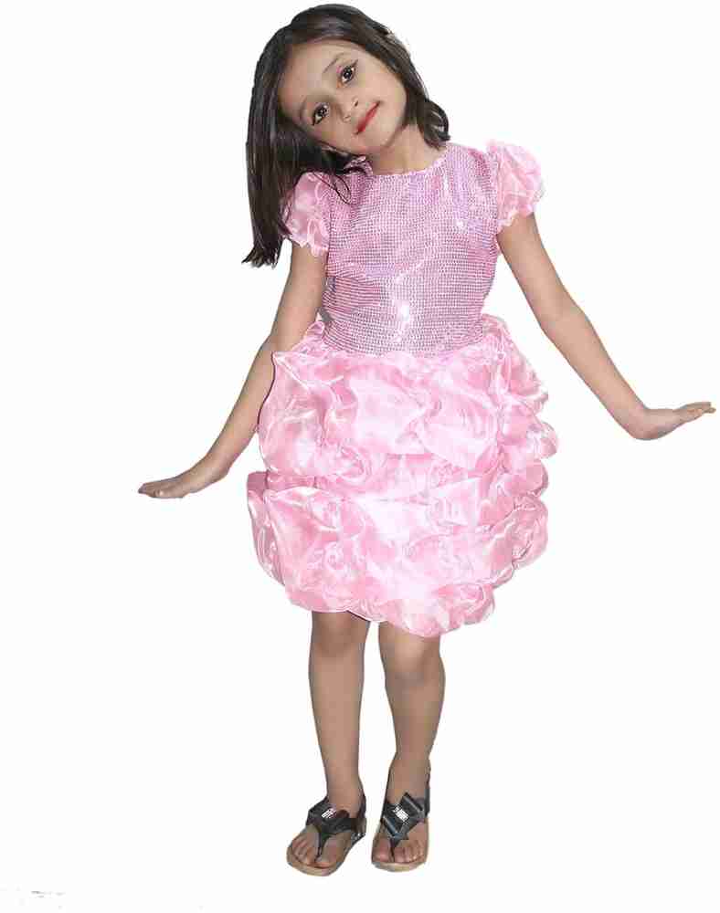KAKU FANCY DRESSES Barbie Frock For Girls Cartoon Fairy Tail Costume Pink 5 6 Years Kids Costume Wear Price in India Buy KAKU FANCY DRESSES Barbie Frock For Girls Cartoon Fairy Tail Costume