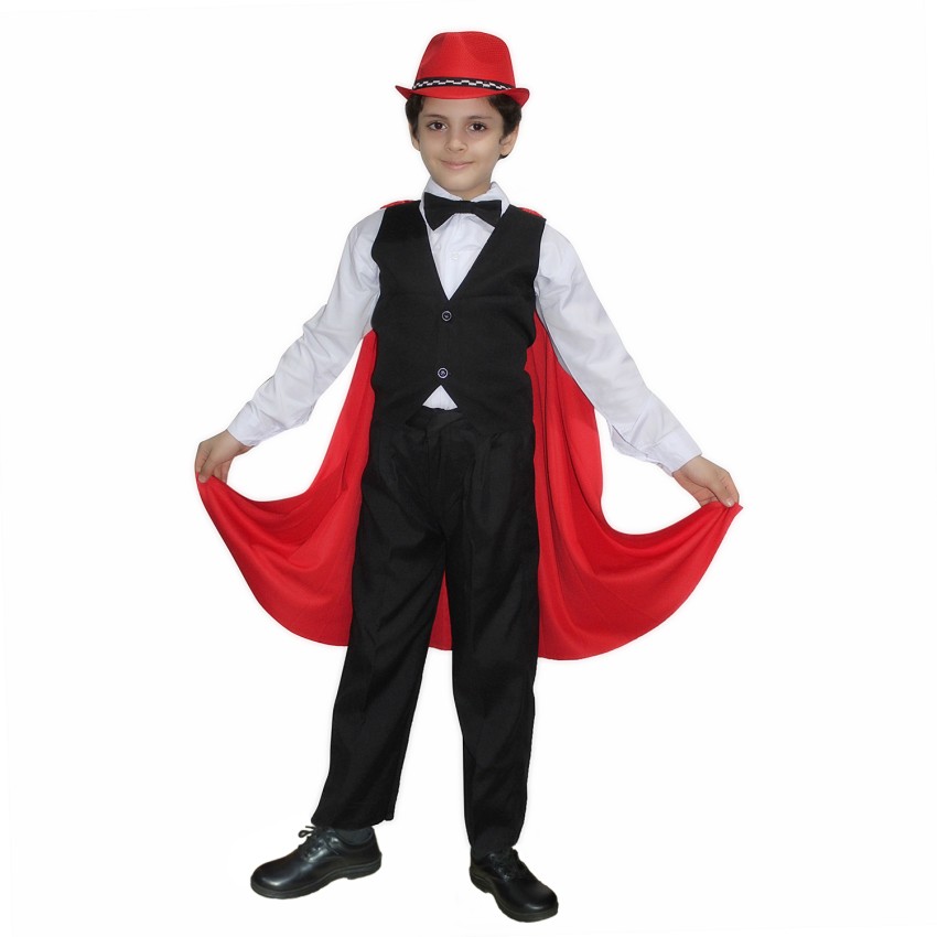 Kids' Dracula Vampire Black/Red Outfit with Shirt & Leggings Halloween  Costume, Assorted Sizes