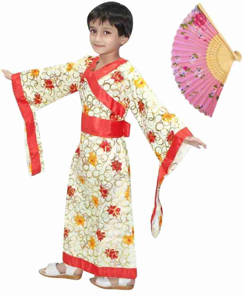 KAKU FANCY DRESSES Japanese Kimono Dress For Girls Global Ethnic Costume Cream 10 11 Years Kids Costume Wear Price in India Buy KAKU FANCY DRESSES Japanese Kimono Dress For Girls Global Ethnic