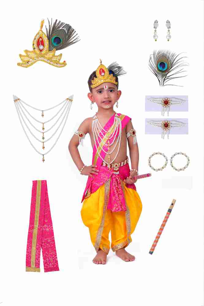 Janmashtami dress for babies clearance