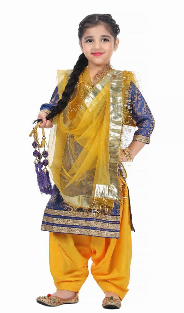ITSMYCOSTUME Punjabi Dress For Girls Set of 3 Suit Salwar Dupatta Folk Dance Costume for Kids Kids Costume Wear Price in India Buy ITSMYCOSTUME Punjabi Dress For Girls Set of 3 Suit Salwar Dupatta Fol...