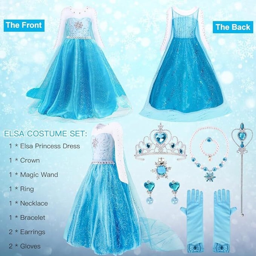 Frozen elsa dress flipkart hotsell