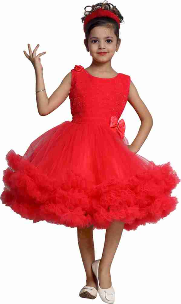 Red frock design deals for baby girl