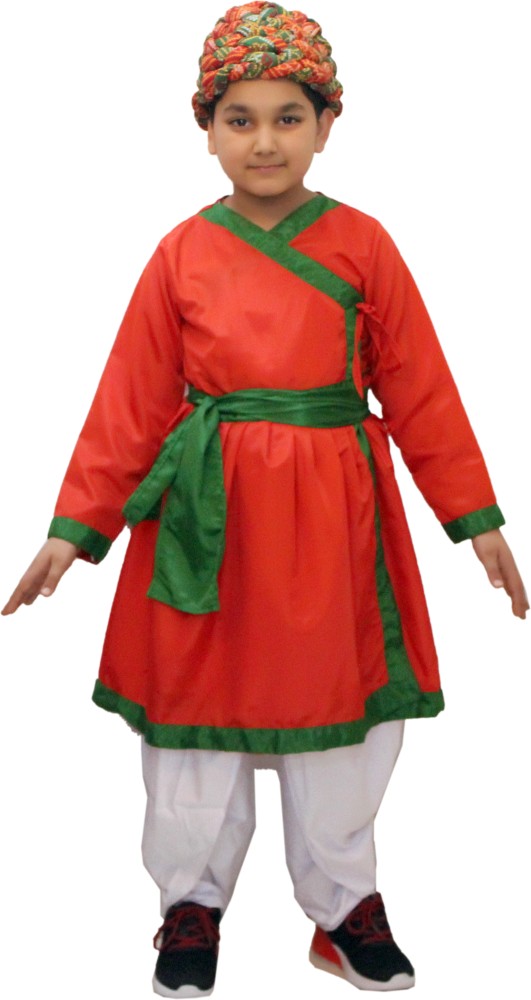 KAKU FANCY DRESSES Ethnic Rajasthani Kurta With Dhoti Pagadi For Rajasthani Folk Dance 5 6 Yrs Kids Costume Wear Price in India Buy KAKU FANCY DRESSES Ethnic Rajasthani Kurta With Dhoti