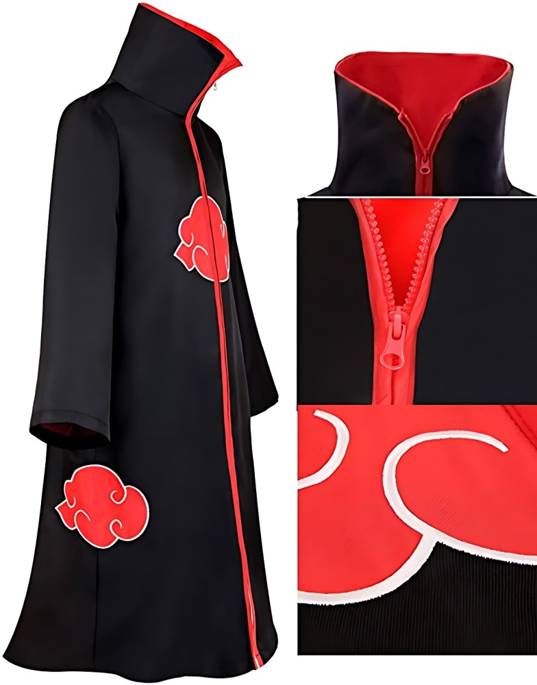 Naruto Costume Akatsuki Itachi Coat Cosplay