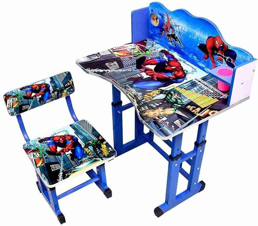 ASHA Kids Study Table Baby Desk with Comfortable Seat &High Backrest Metal  Desk Metal Desk Chair Price in India - Buy ASHA Kids Study Table Baby Desk  with Comfortable Seat &High Backrest