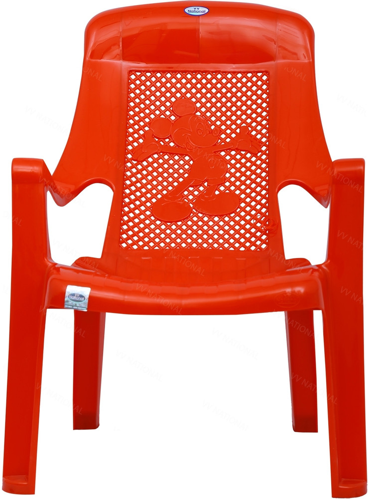 VV NATIONAL VV BY EC Red Plastic Chair Price in India Buy VV