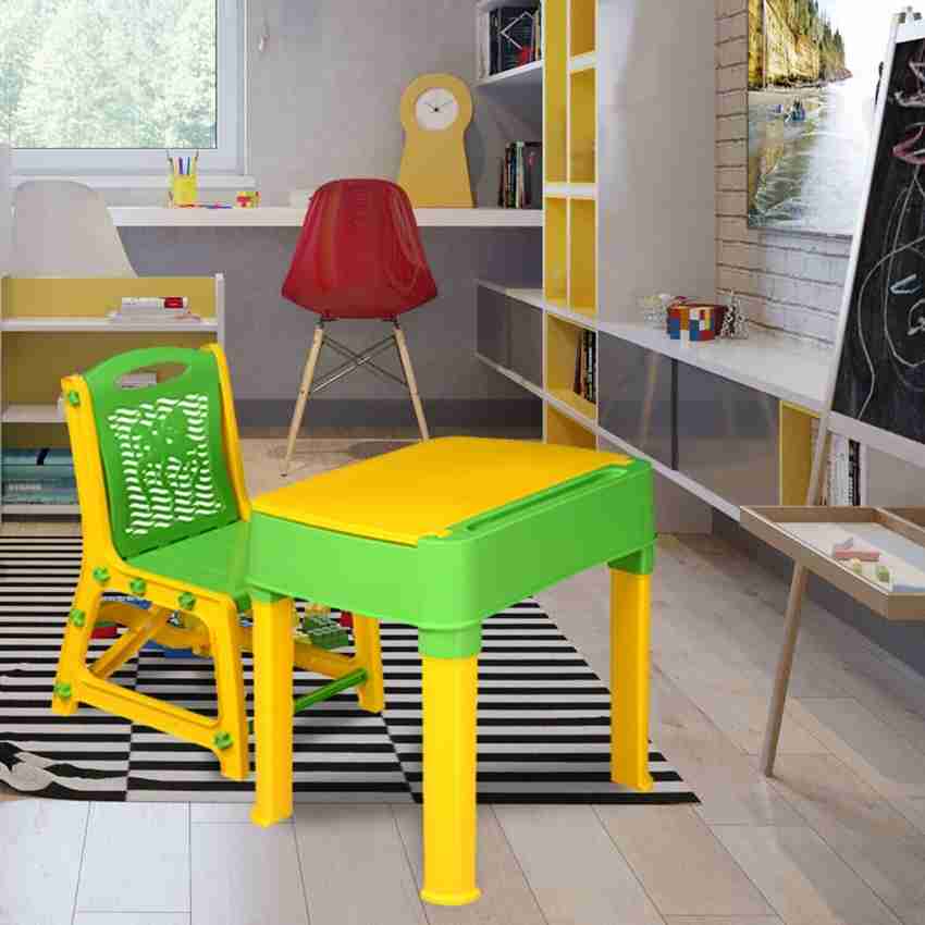 Nilkamal Apple Junior Study Table And Chair Set With Storage For Stationary Plastic Desk Chair Price in India Buy Nilkamal Apple Junior Study Table And Chair Set With Storage For Stationary