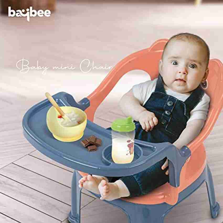 baybee Plastic Baby Chair for Kids Study Table Chair with Cushion