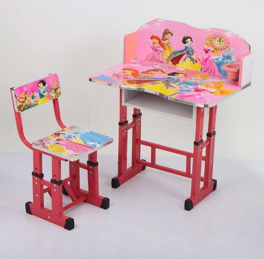 ASHA Kids Study Table Baby Desk with Comfortable Seat &High Backrest Metal  Desk Metal Desk Chair Price in India - Buy ASHA Kids Study Table Baby Desk  with Comfortable Seat &High Backrest