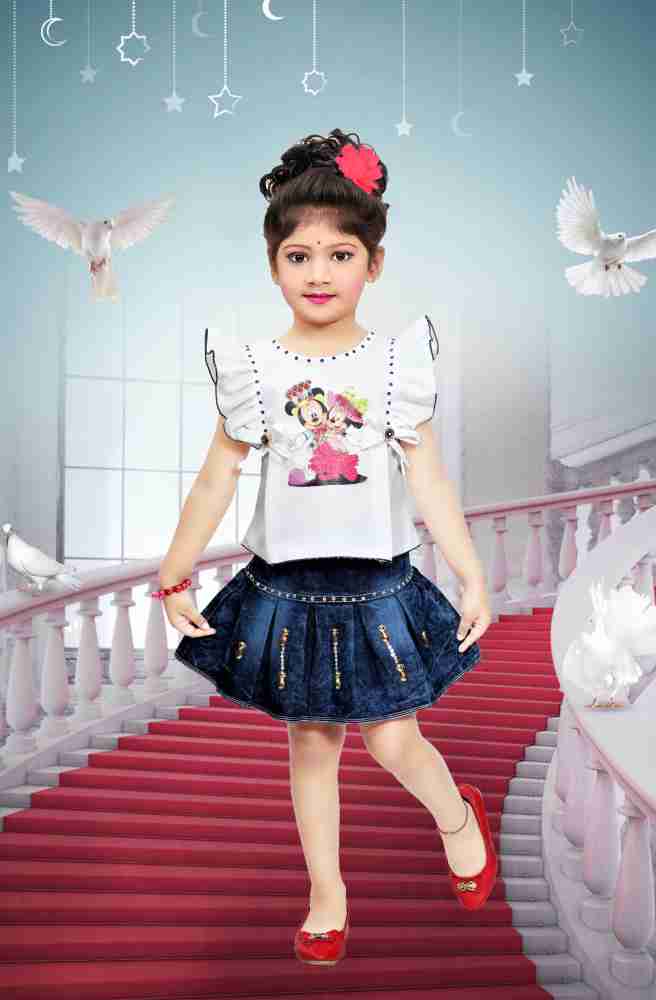 Kids hotsell skirt top