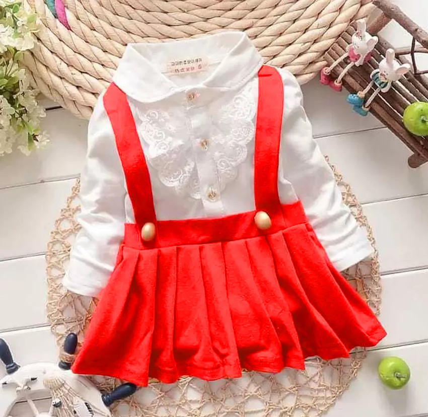 Dungaree skirt for baby girl on sale