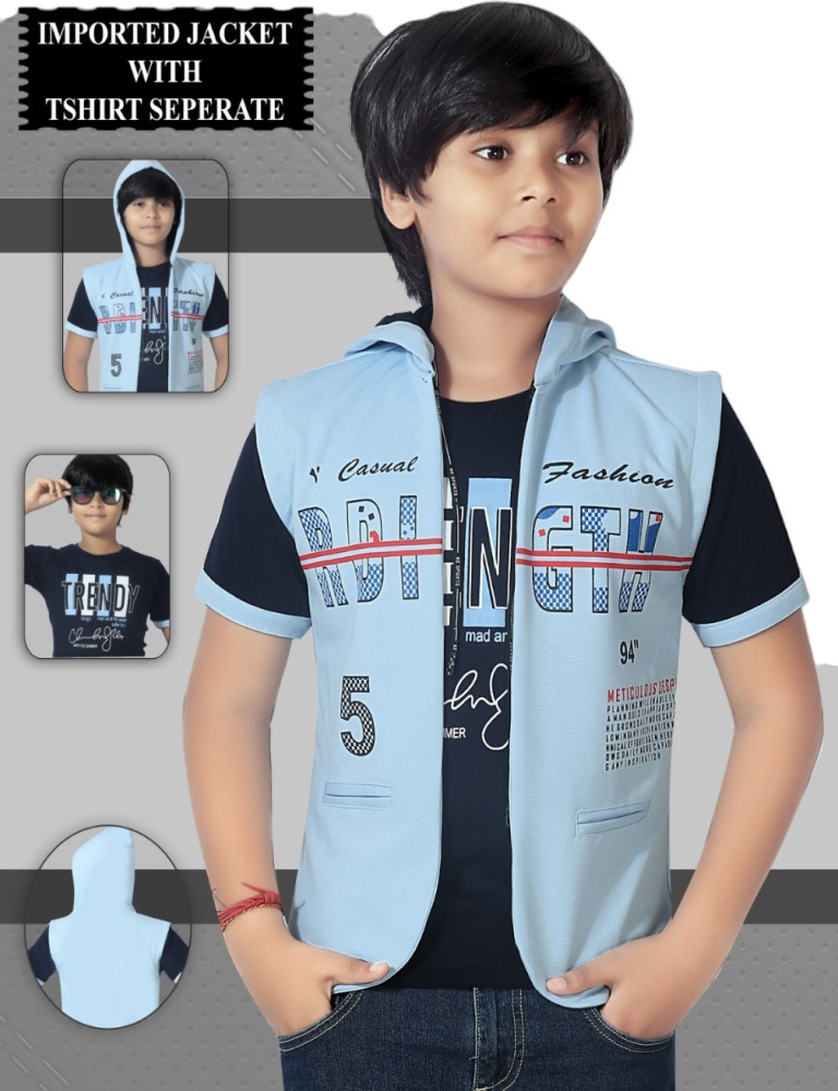 Ruyam Boys Casual Jacket T shirt Price in India Buy Ruyam Boys Casual Jacket T shirt online at Flipkart