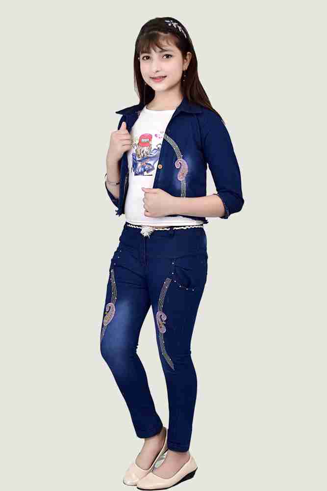 Billion Girls Party Festive Top Jeans Price in India Buy