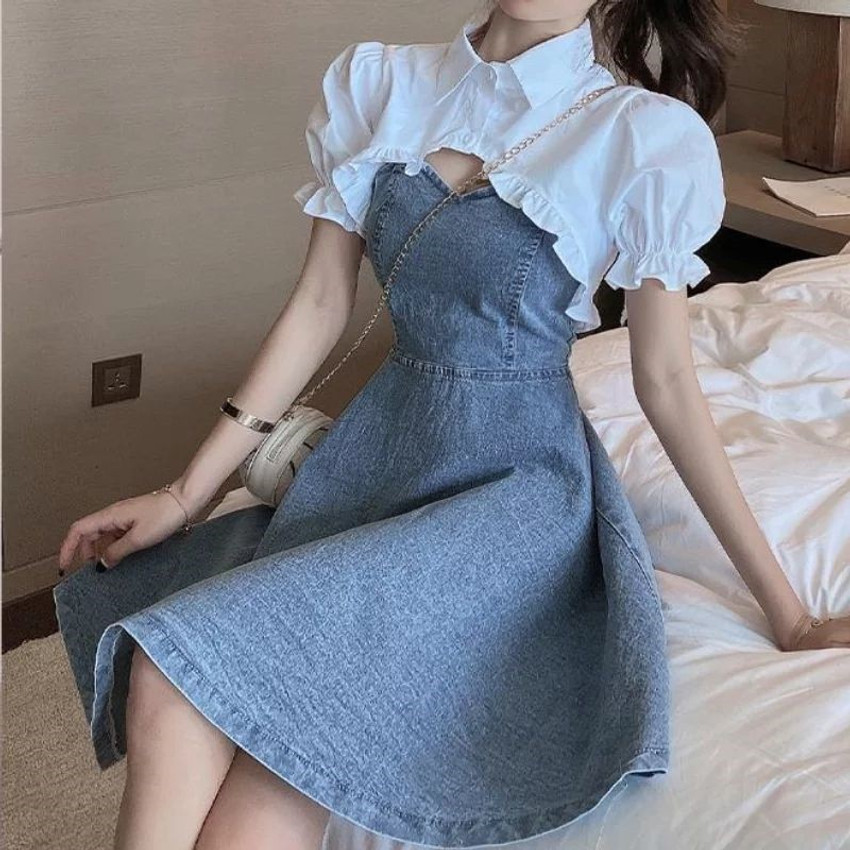 Casual dress design for girls cheap
