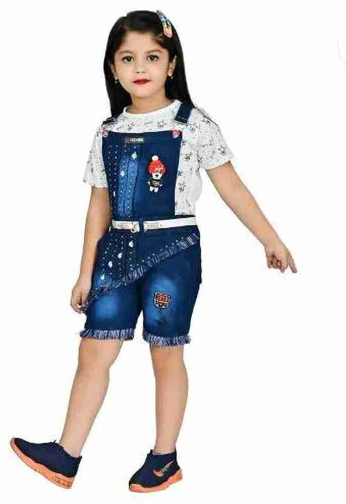 Dungaree dress for 6 year girl clearance