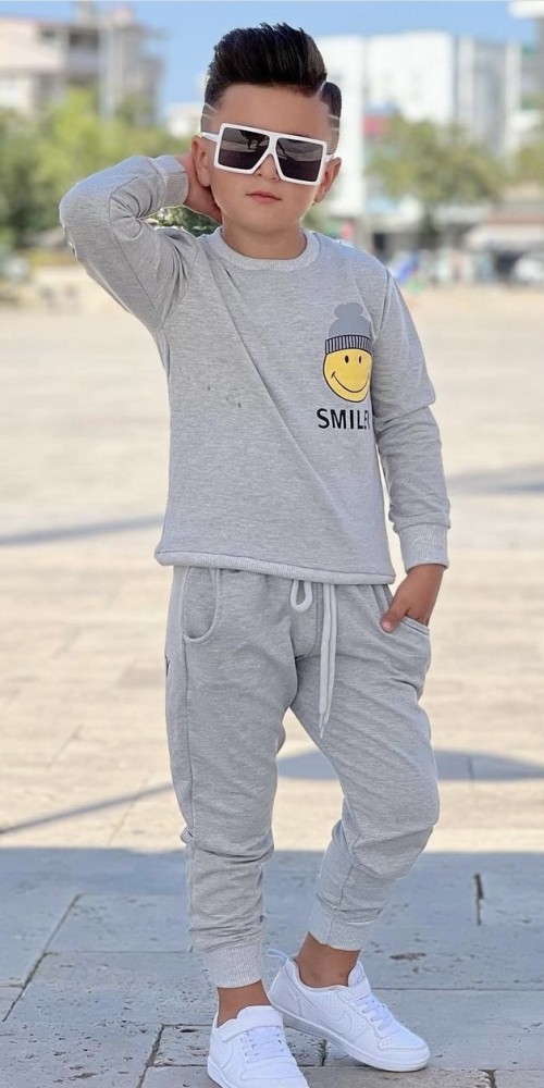 Grey hot sale baby tracksuit