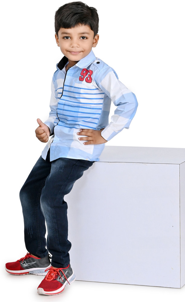 Handsome Boy Boys Casual Jeans Shirt Price in India Buy Handsome